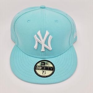 Rare! TIFFANY BLUE NewEra 59FIFTY 7 7/8 NY Yankees